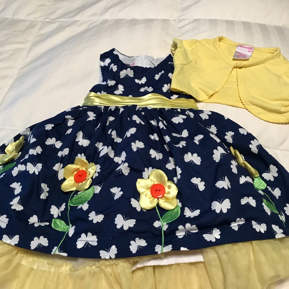 Summer dress with little sweater